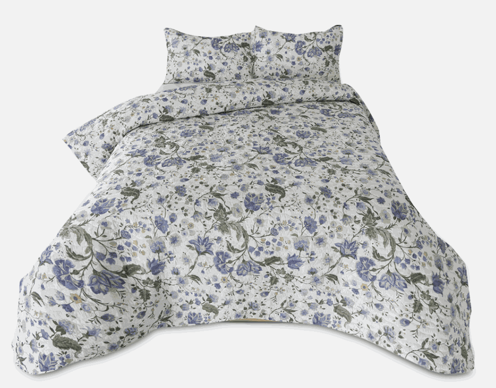Volpes Sandria Microfibre Olive Quilt Set (Super King)